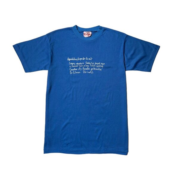 90s Vintage Toronto Maple Leafs Joke T-shirt Hockey Doug Gilmour Single Stitch. - Picture 2 of 6